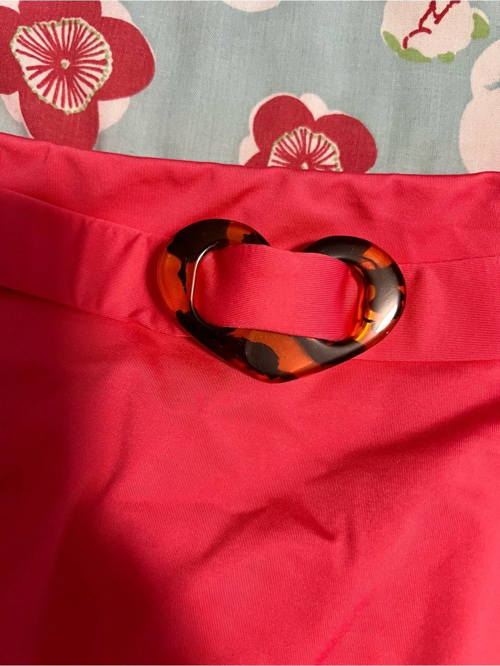 kate spade Coral High-Rise Belted Bikini bottom size XS